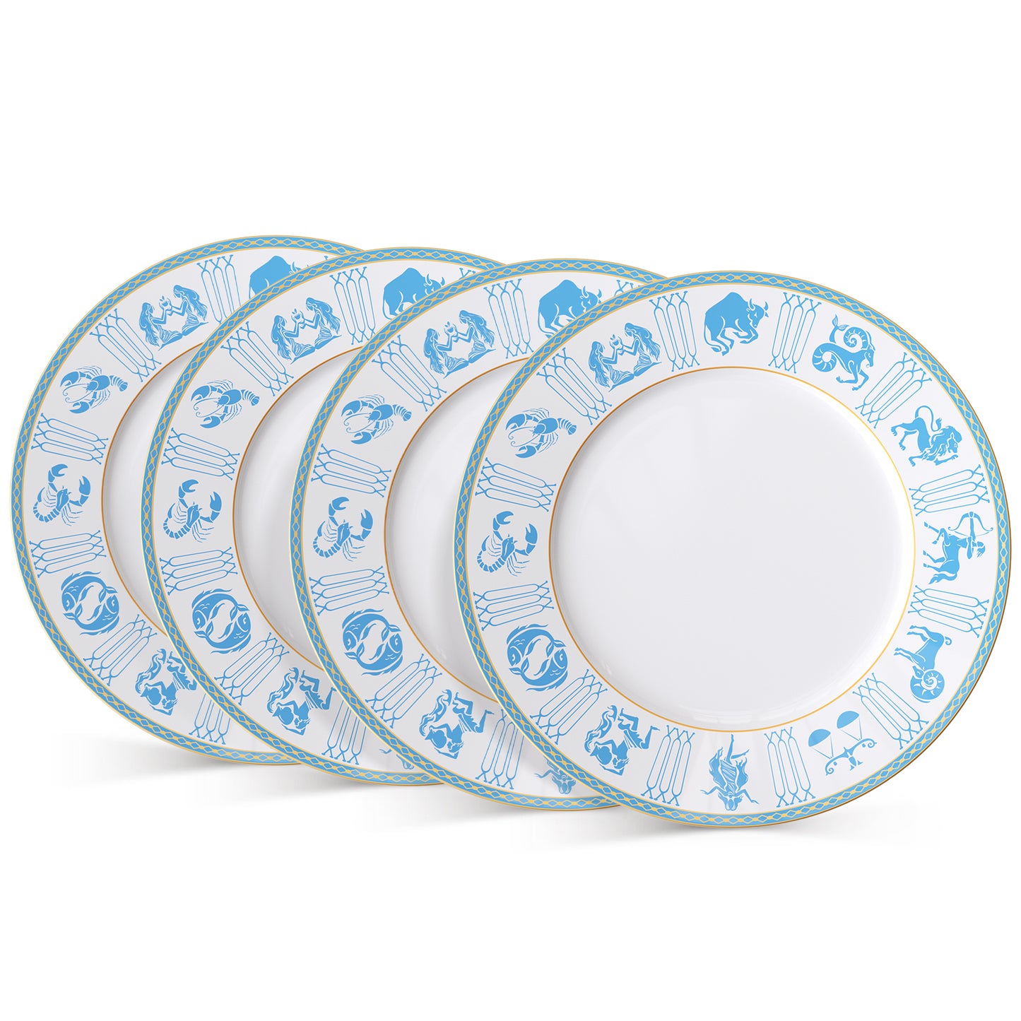 Constellation Porcelain Dinner Plates Set of 4